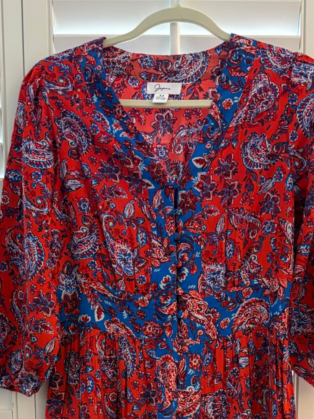 Jopna® Maxi Empire 3/4 sleeve Dress Size M
